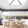 Modern dining room and kitchen interior