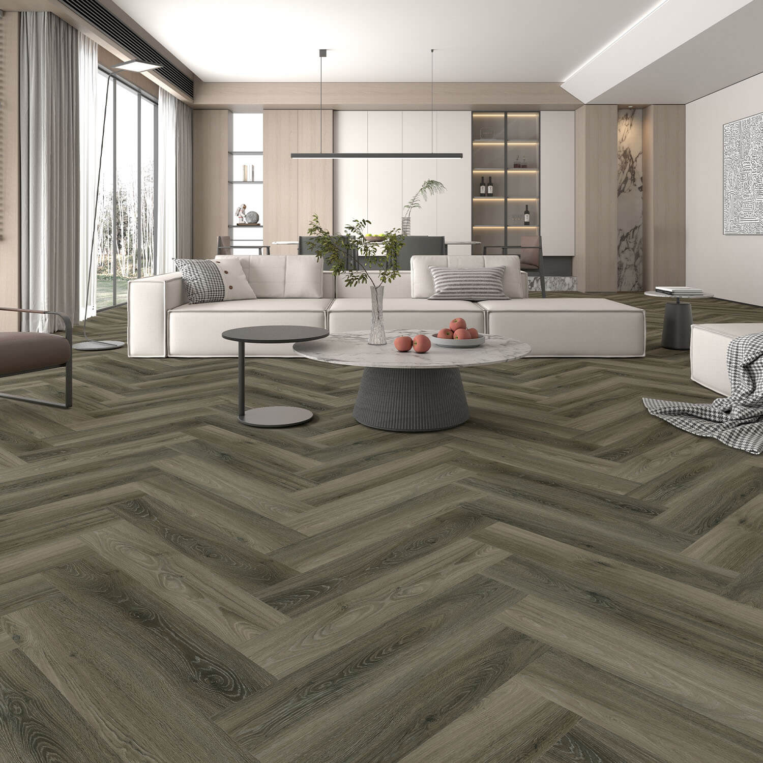 Lexington Oak Herringbone