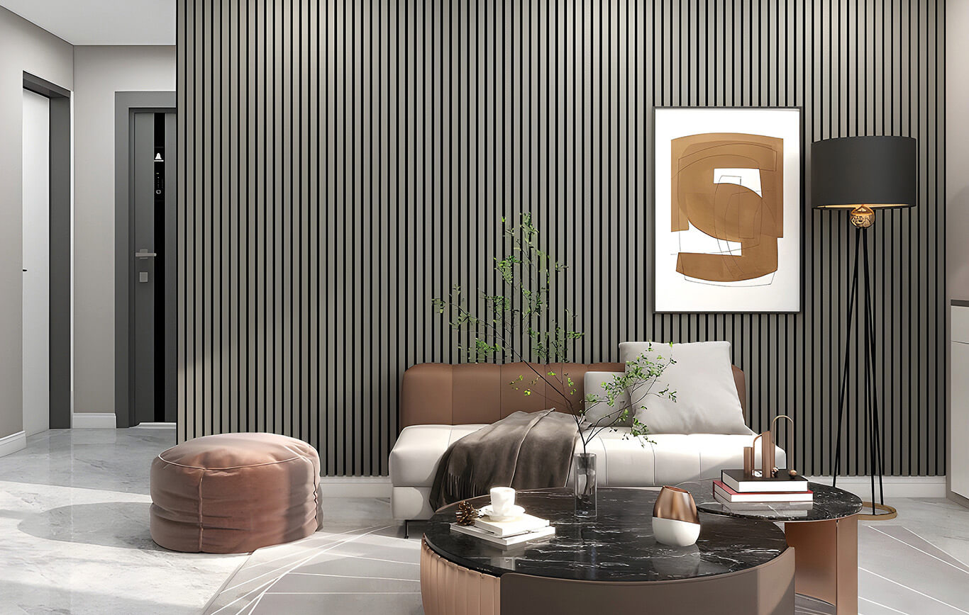 Light Grey Acoustic Wall Panels