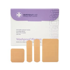 Assorted Washproof Plasters - 100 Pieces