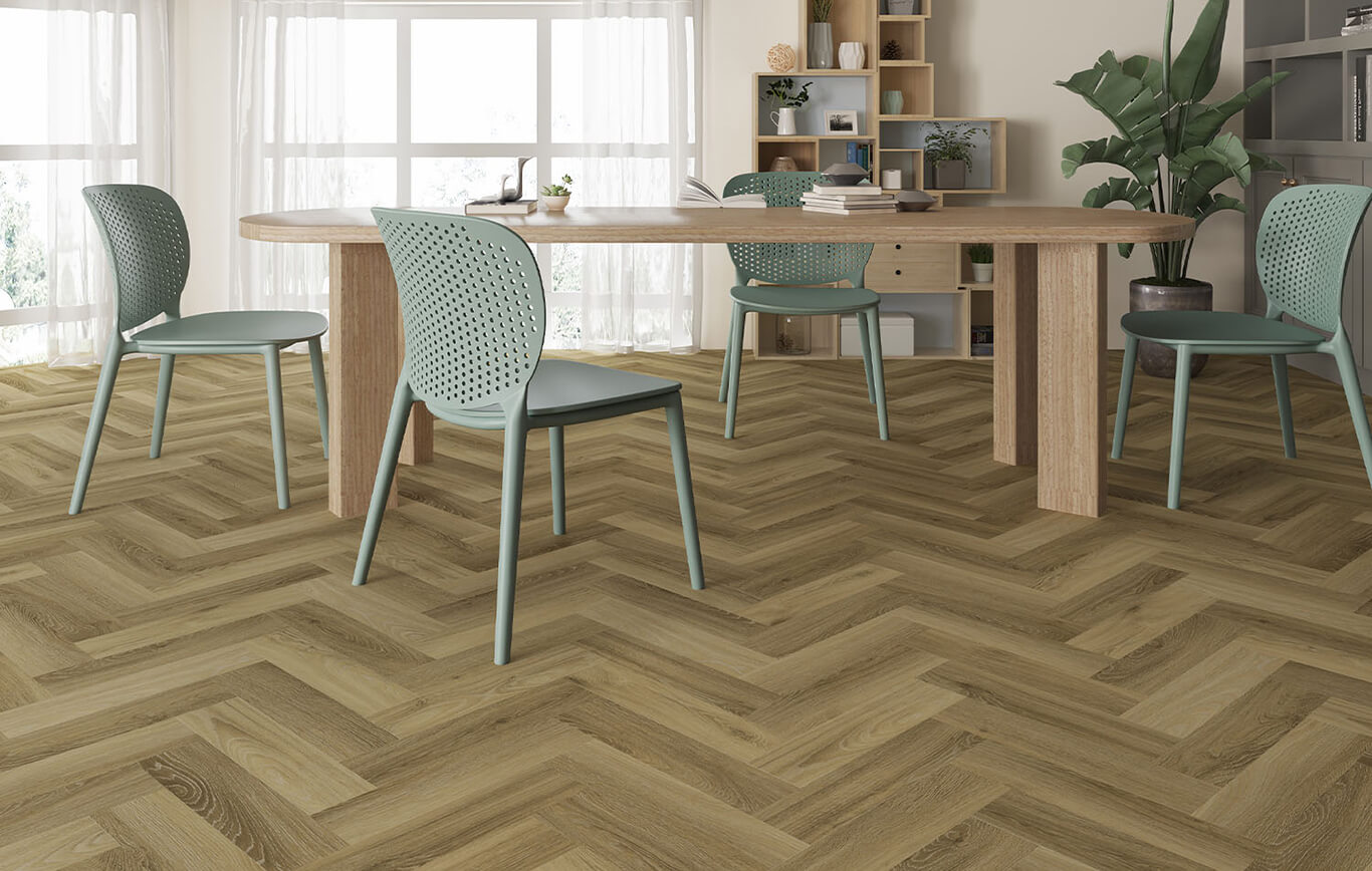 Wichita Beech Herringbone Flooring
