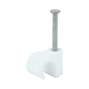 7.0mm Round Cable Clips - 100