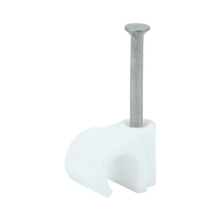 7.0mm Round Cable Clips - 100