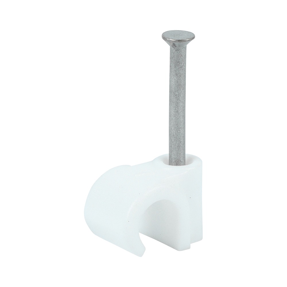 7.0mm Round Cable Clips - 100