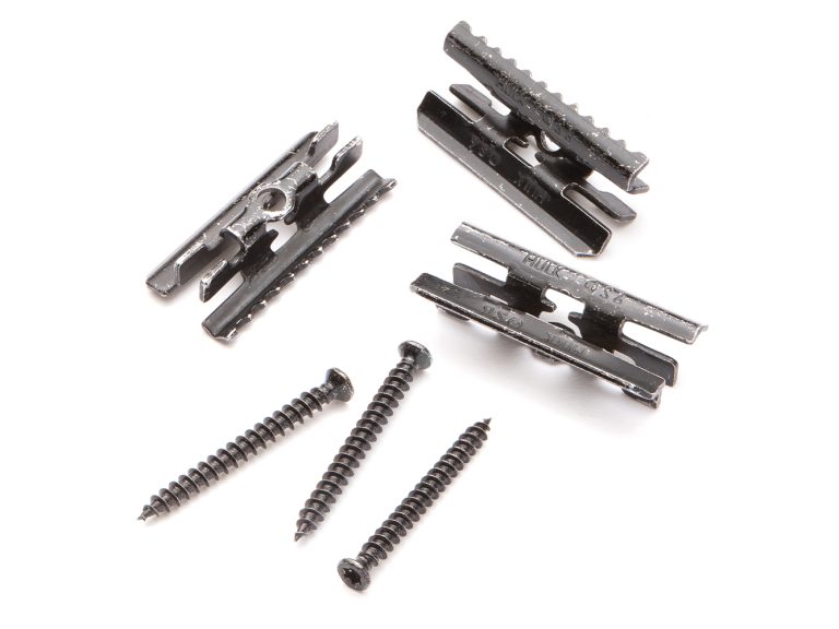 electrophoretic coated clips with screws